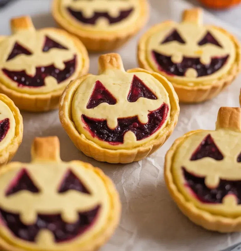 Spooky Halloween Pies Loaded with Berry Chia Jam Delight