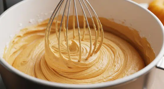 pumpkin spice trifle with gingersnap layers pumpkin mousse mixing