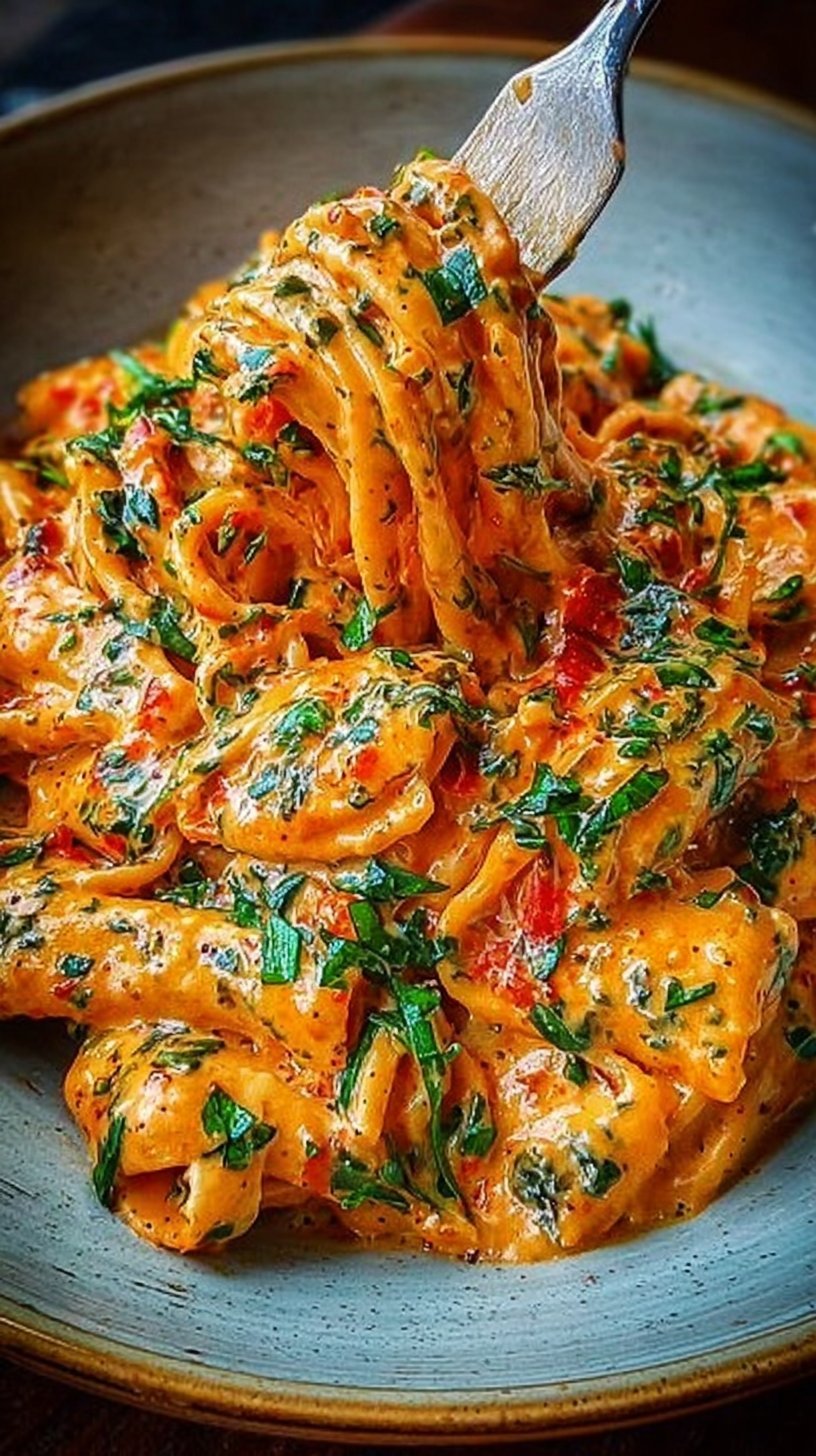 Creamy Tomato Garlic Pasta
