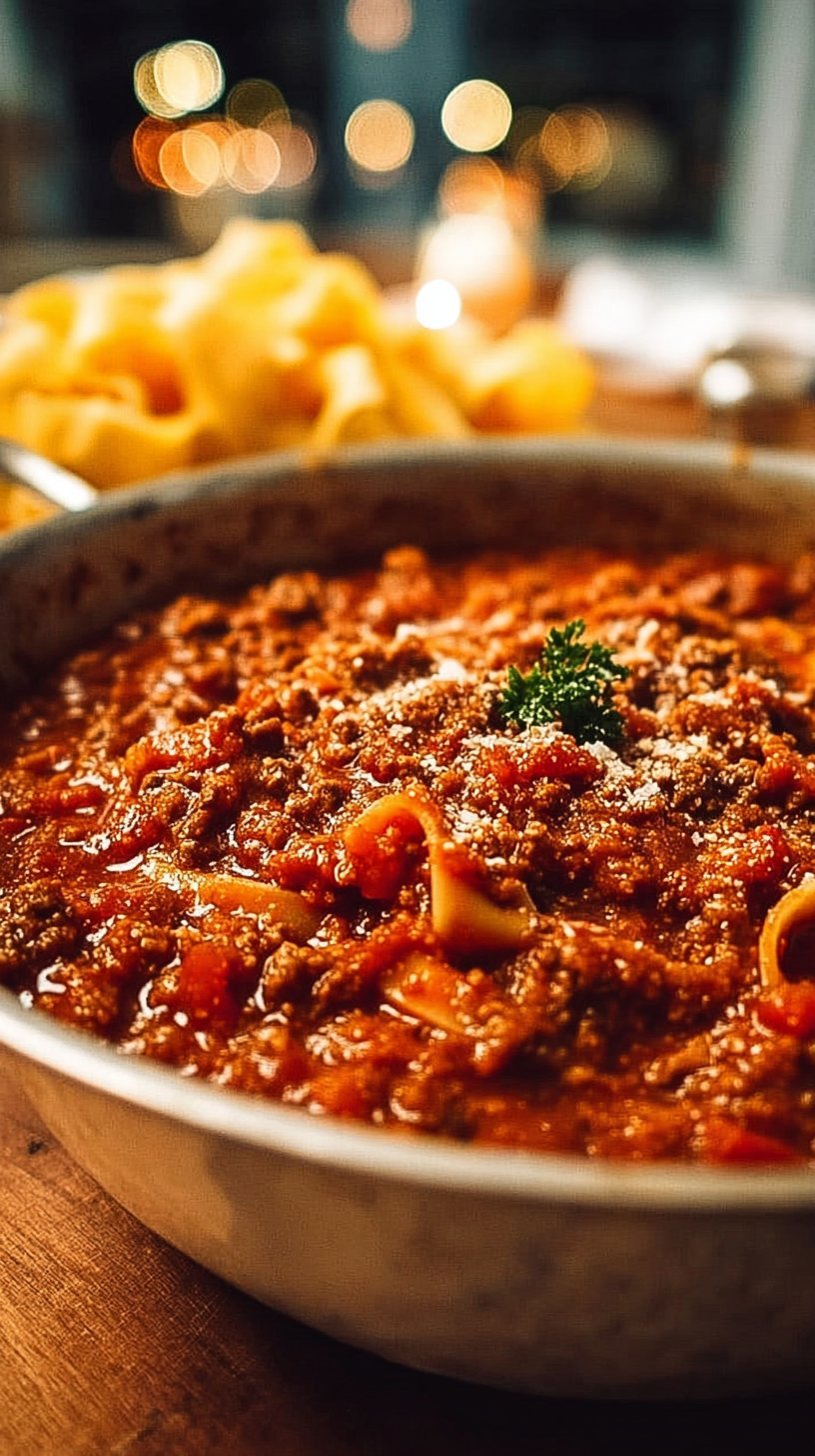 Homemade Bolognese Sauce