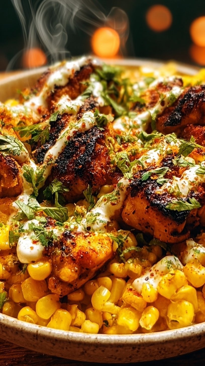 Tasty Street Corn Chicken Bowl