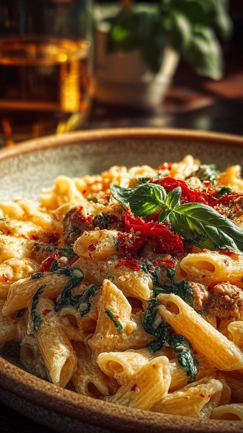 Spicy Italian Creamy Pasta