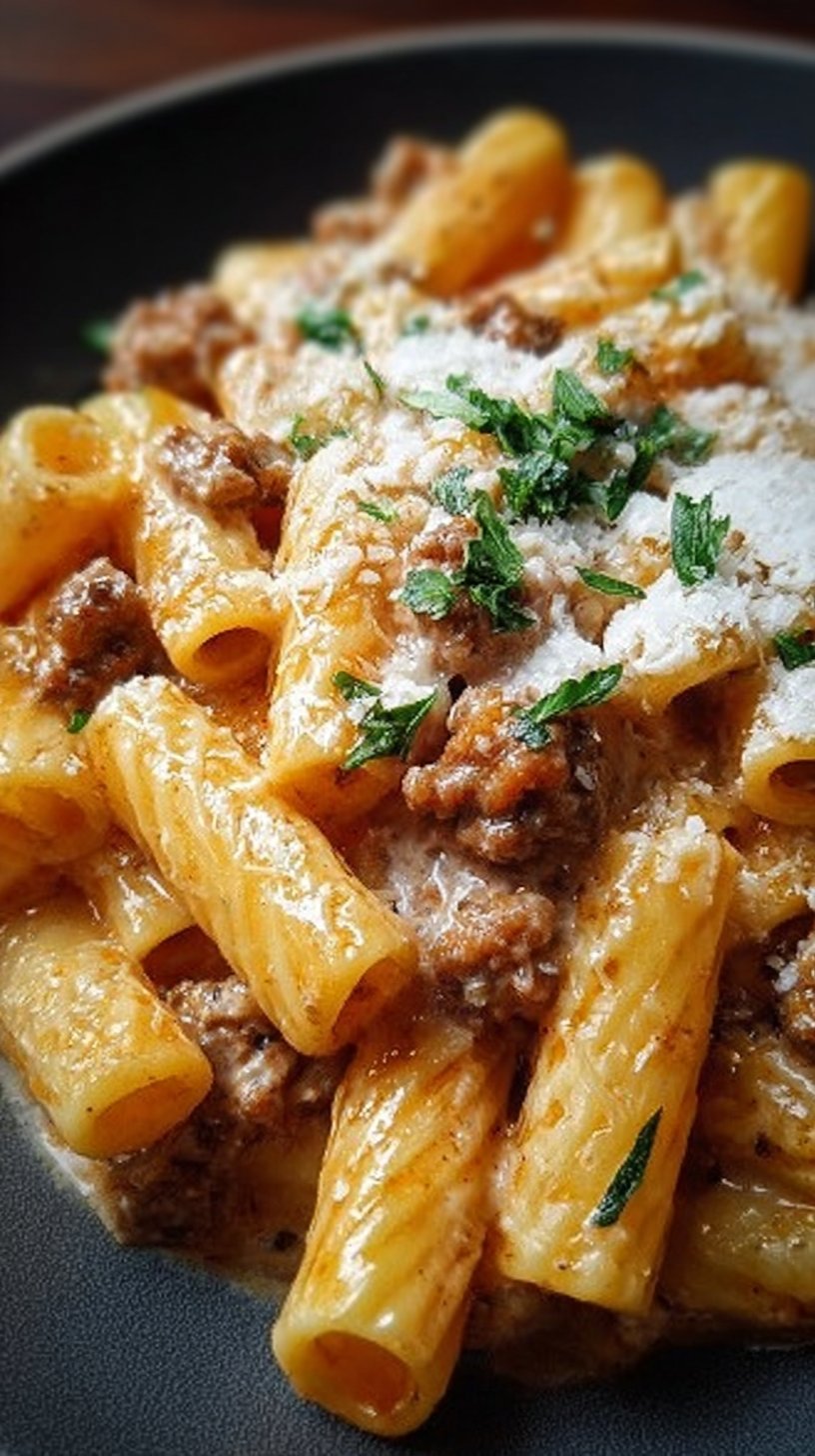Creamy Italian Sausage Rigatoni: An Incredible and Ultimate Recipe for 4 People