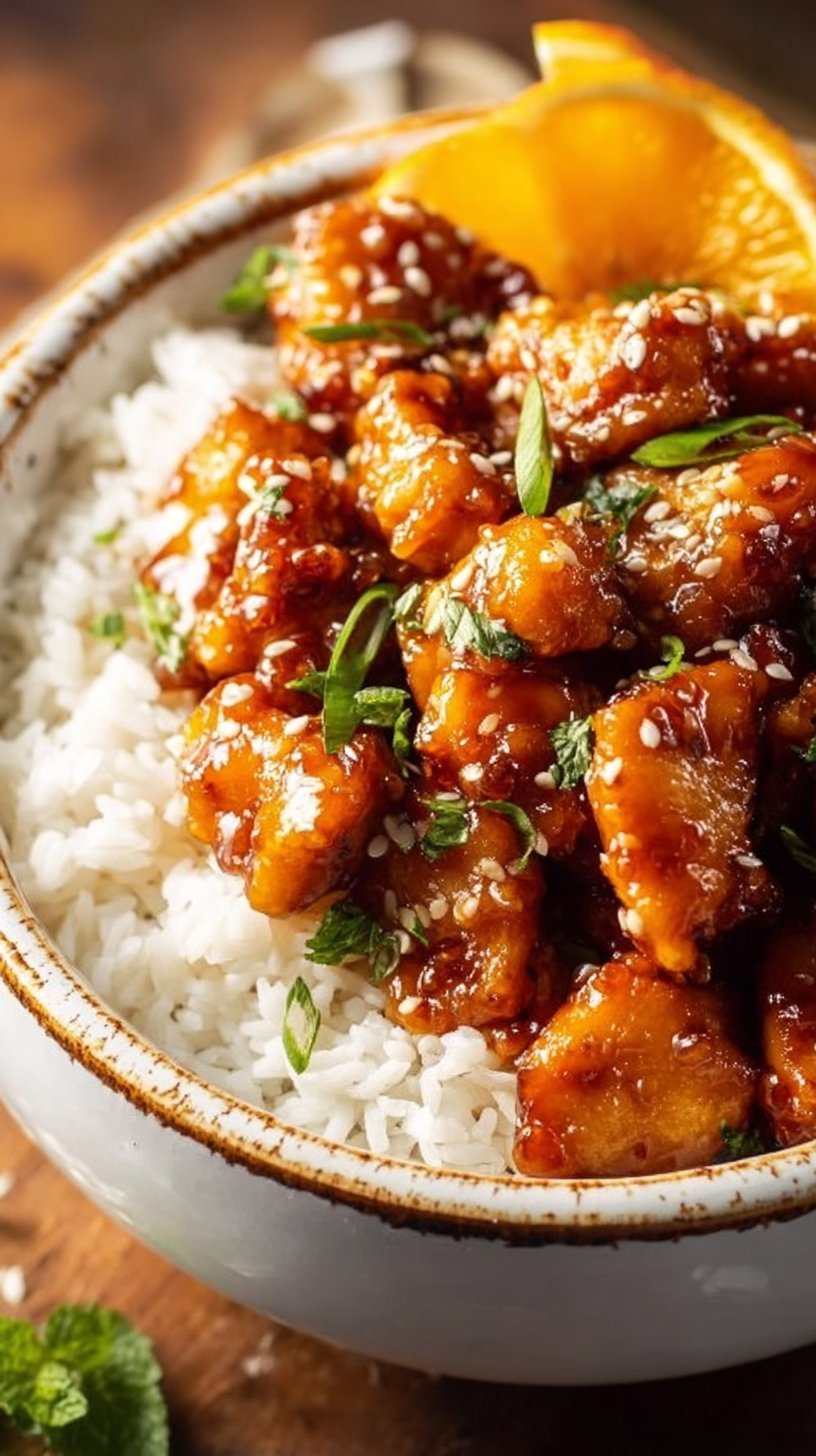 Healthy Orange Chicken