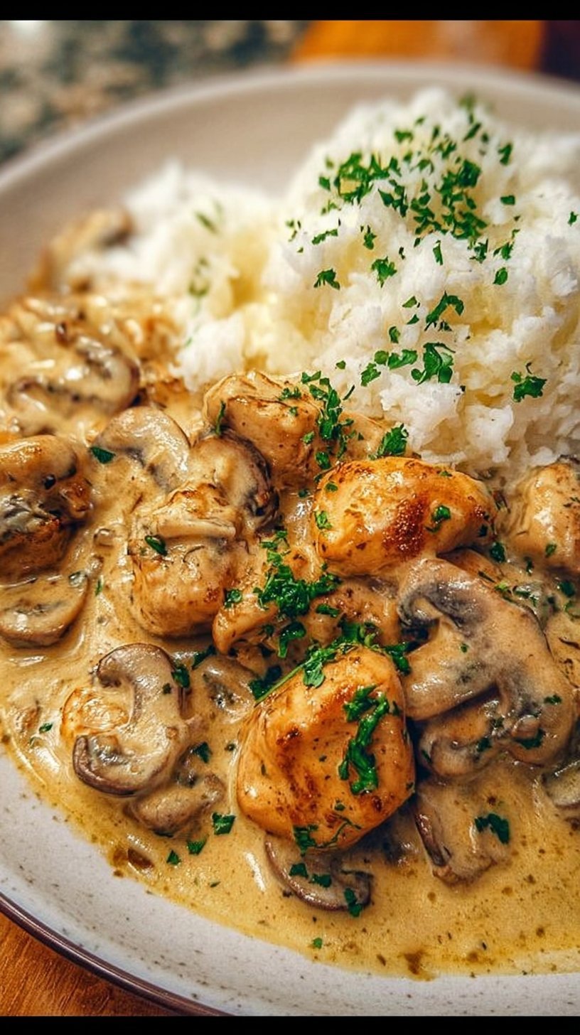 Irresistible Chicken Stroganoff