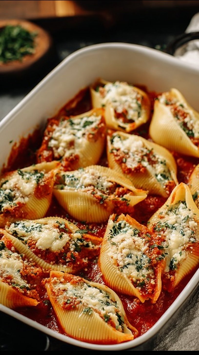 Best Christmas Stuffed Shells