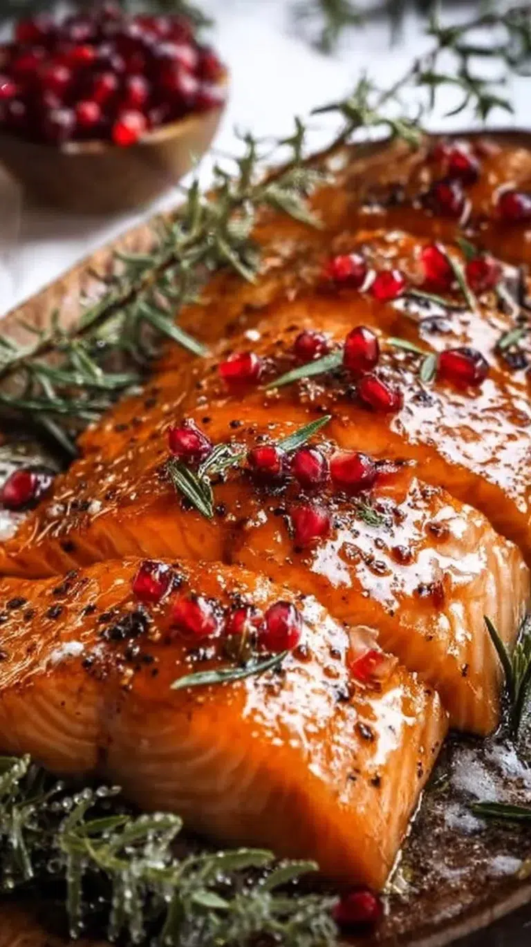 Delicious Christmas Salmon recipe for holiday celebrations.