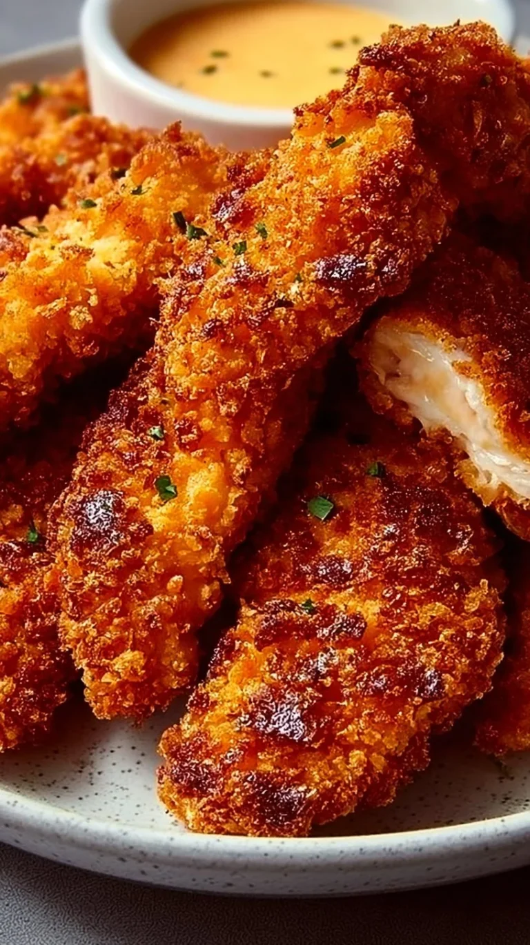 Crack Chicken Tenders served on a plate for an easy dinner recipe
