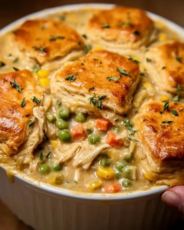 Delicious Crock Pot Chicken Pot Pie served in a bowl, perfect for cozy dinners.