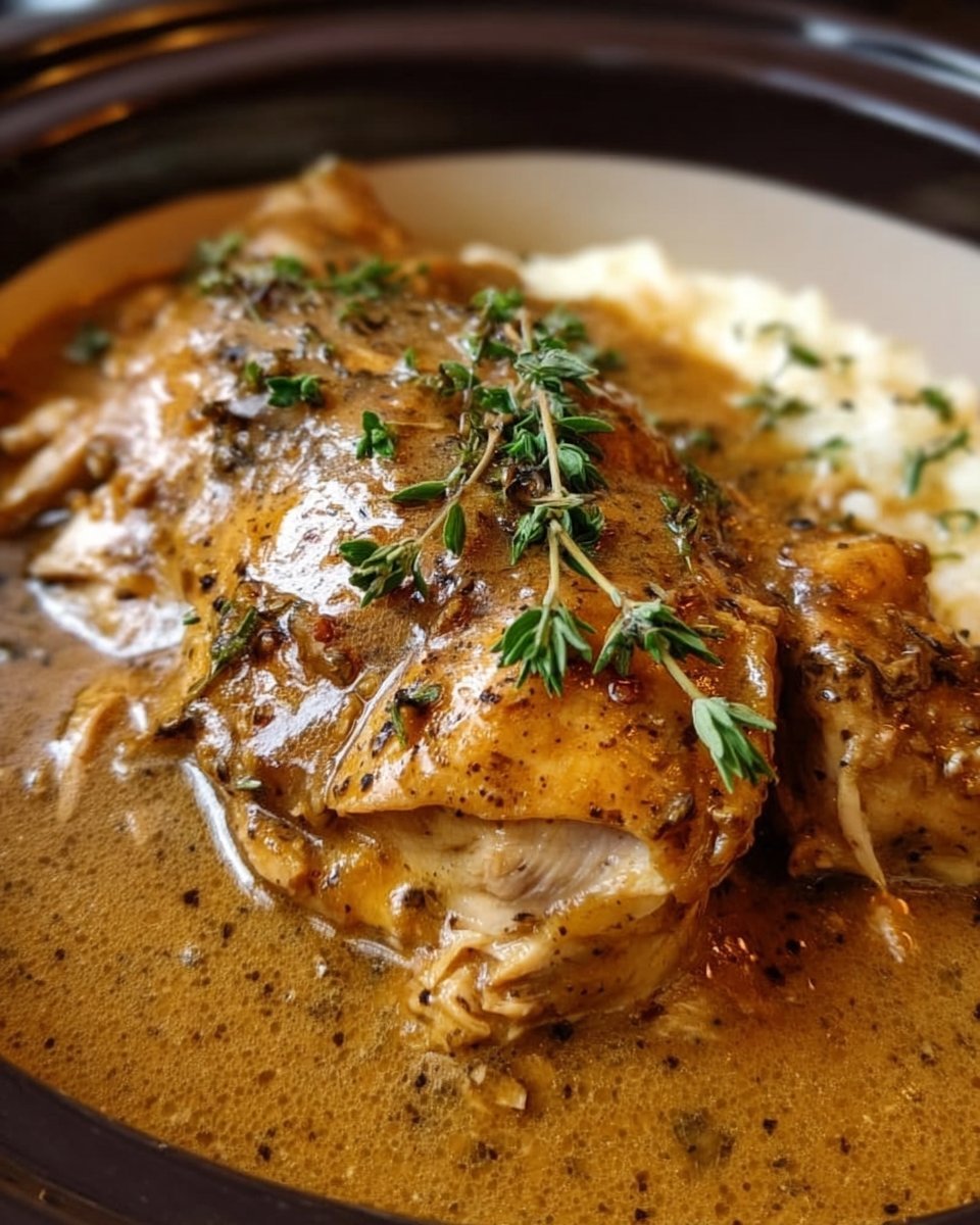 Crockpot Chicken and Gravy