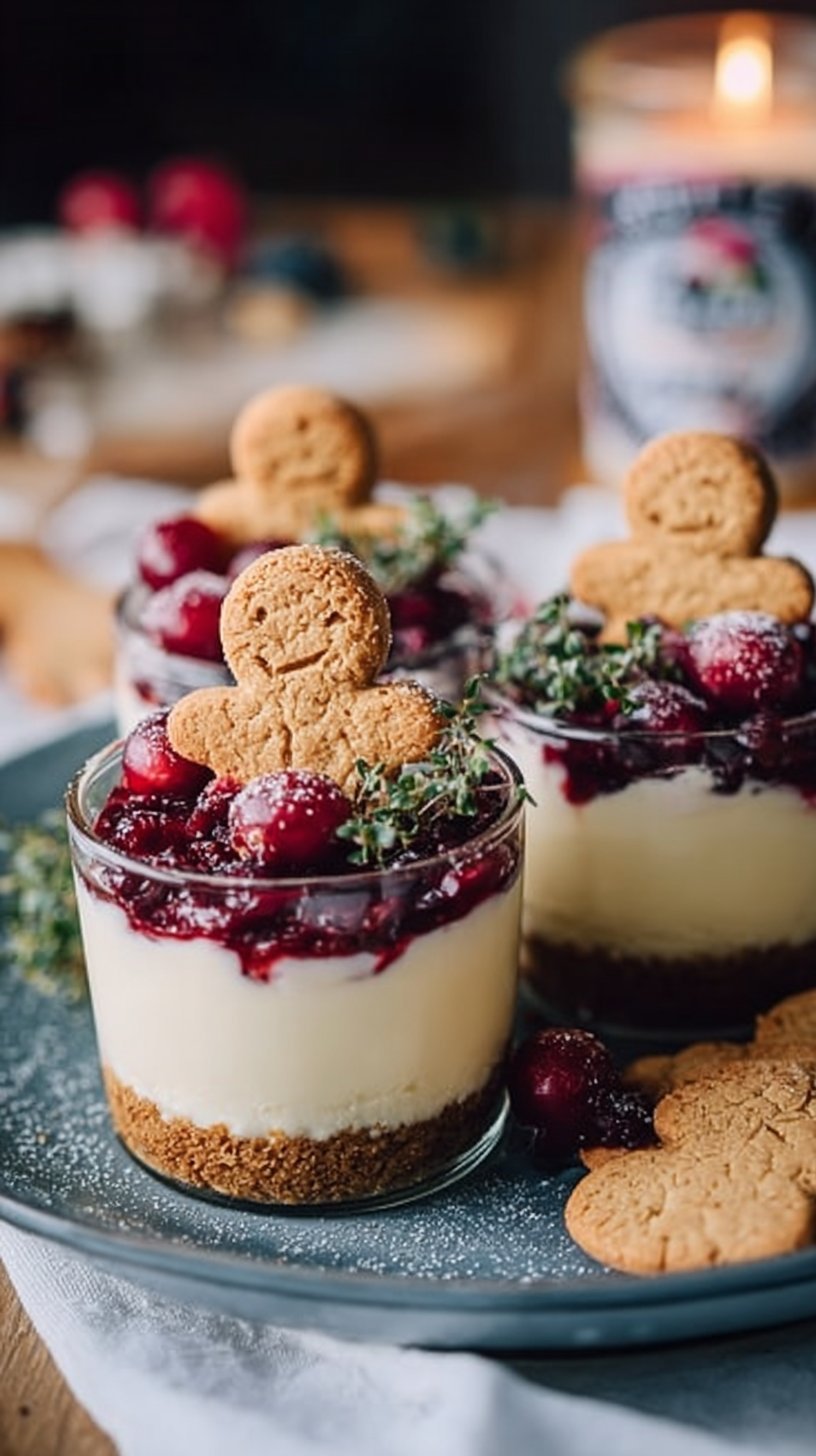 No-Bake White Chocolate Cheesecakes