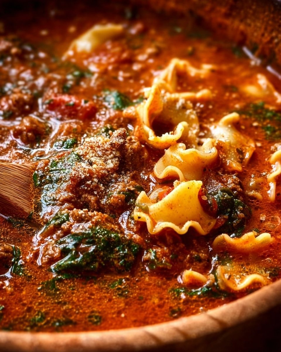 BEST EVER One-Pot Lasagna Soup Recipe!