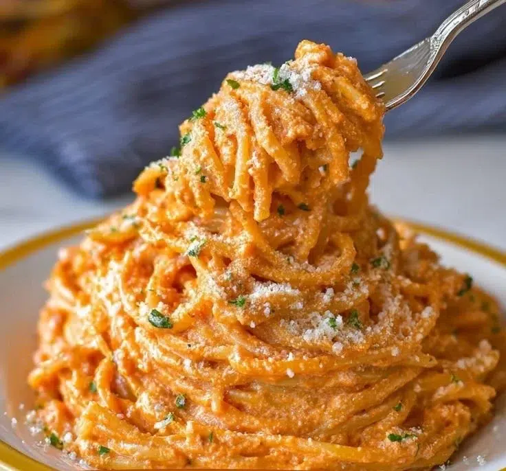 Delicious one pot million dollar spaghetti recipe with cheese and sauce