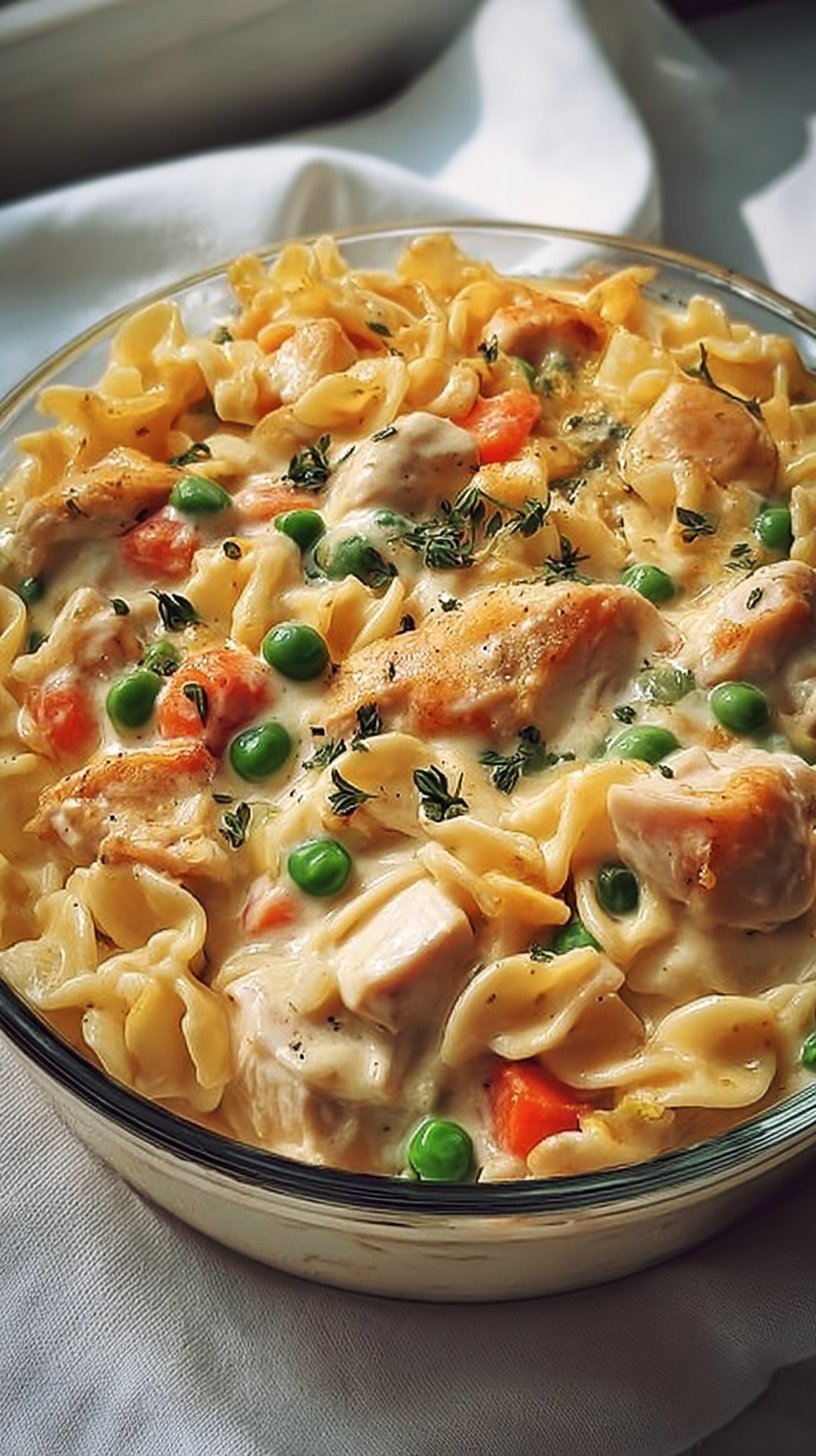 Classic Chicken Pot Pie Pasta