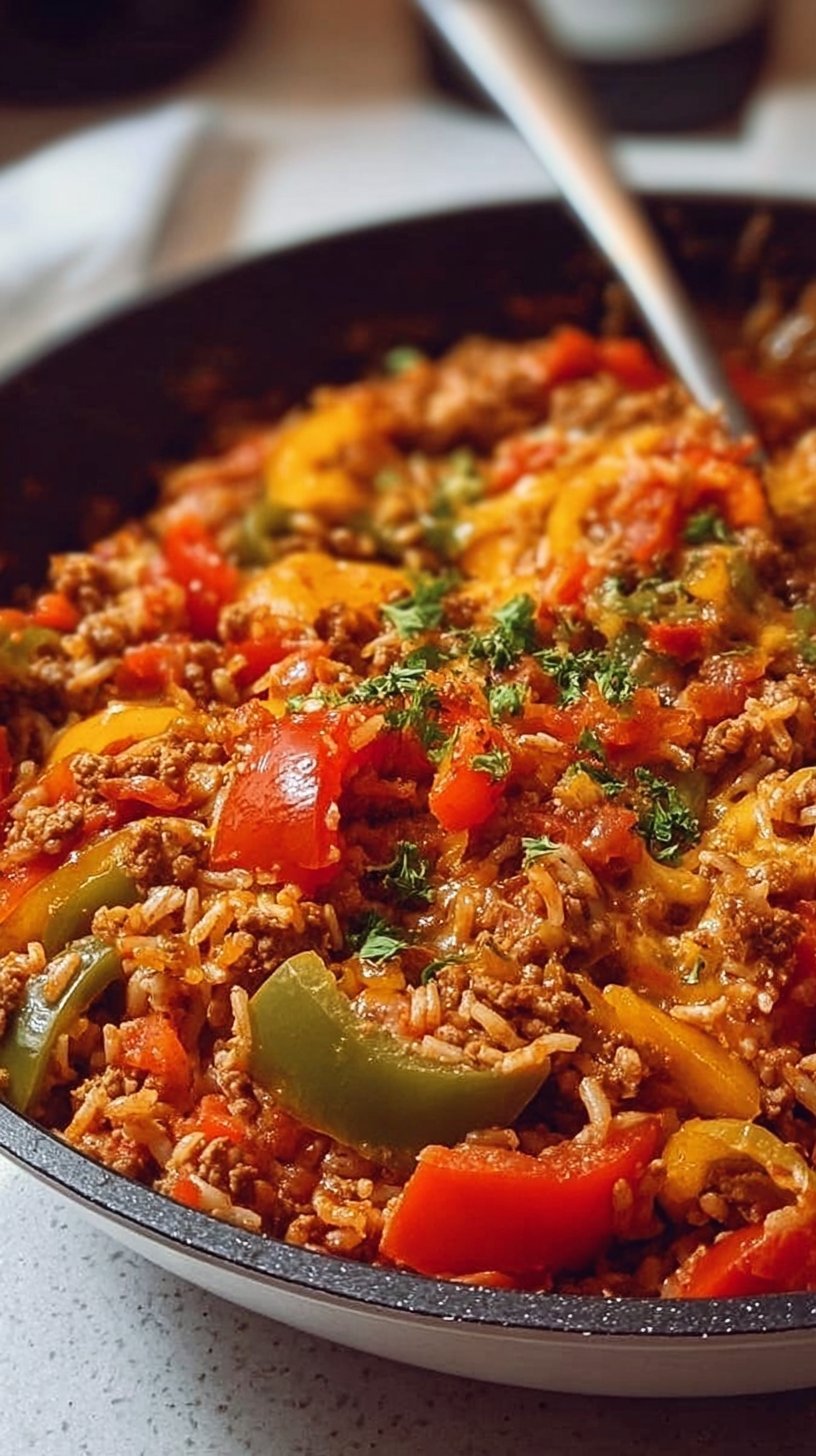 Unstuffed Pepper Skillet