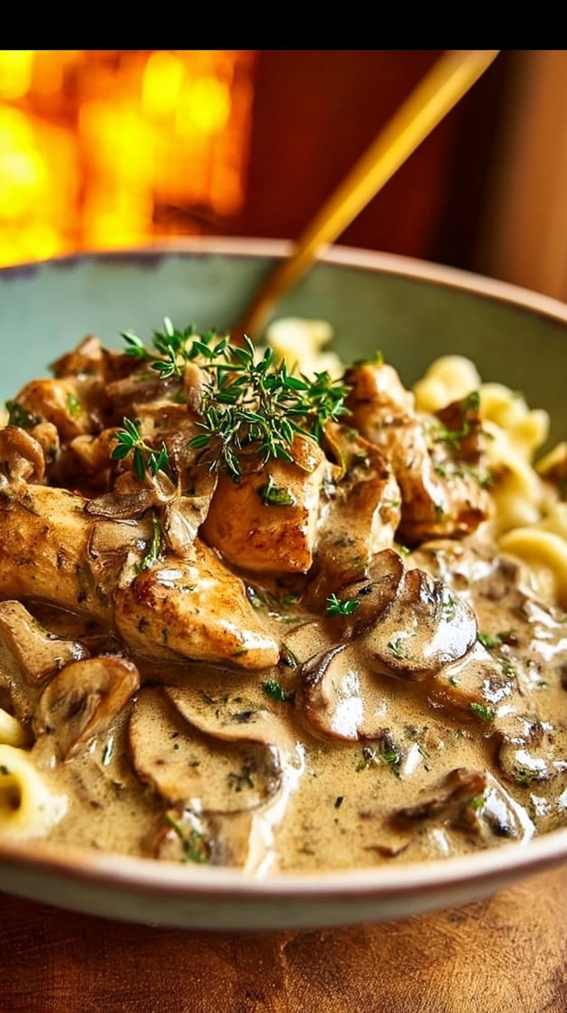 Irresistible Chicken Stroganoff