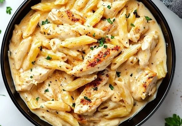 Crock Pot Creamy Cajun Chicken Pasta