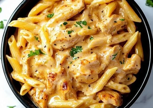 Crock Pot Creamy Cajun Chicken Pasta