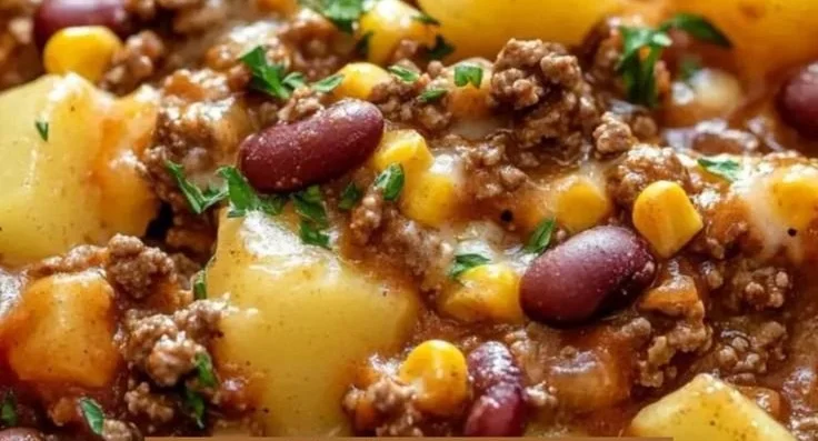 Slow Cooker Cowboy Casserole